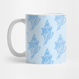 Underwater pattern #2 blue Mug